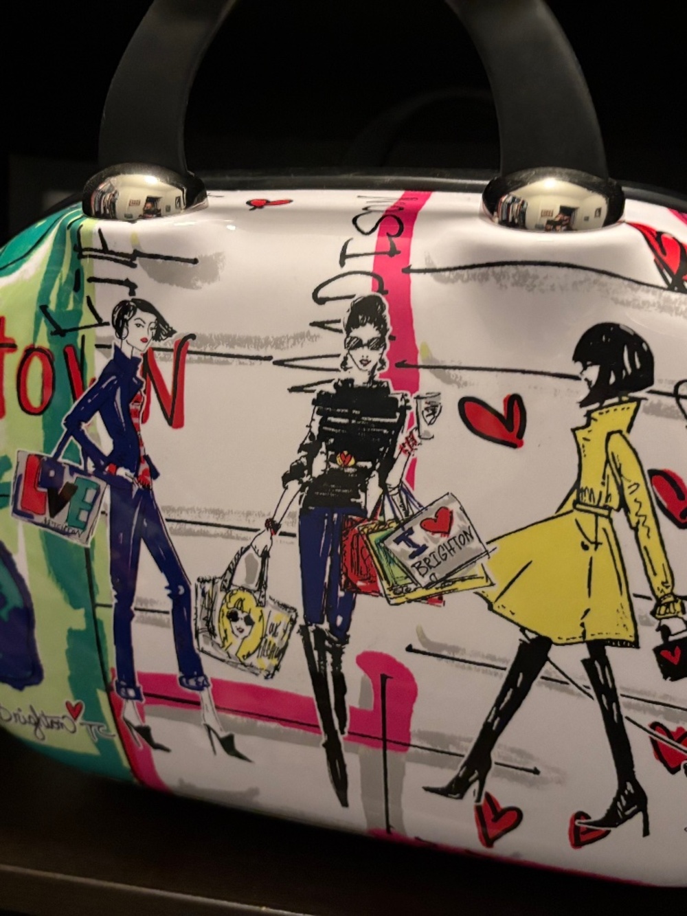 Brighton jetsetter makeup travel bag